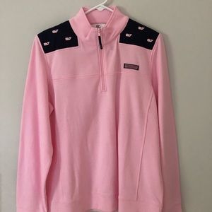 NEW Light pink Vineyard Vines Quarter Zip